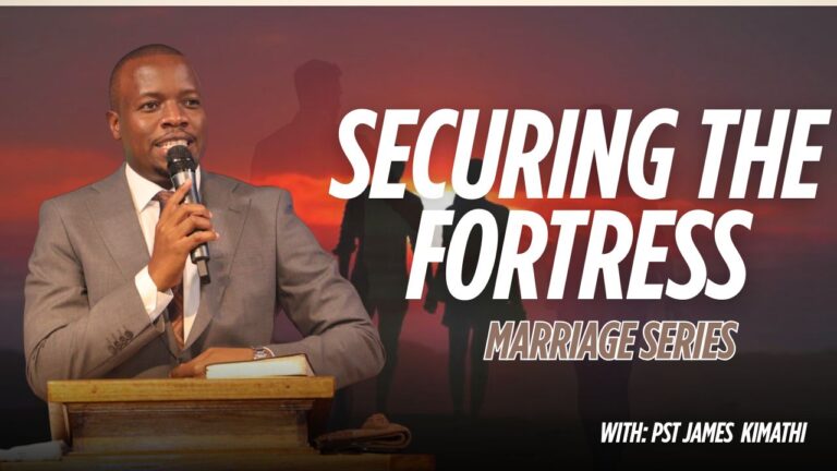 SECURING THE FORTRESS: THE MARRIAGE COVENANT